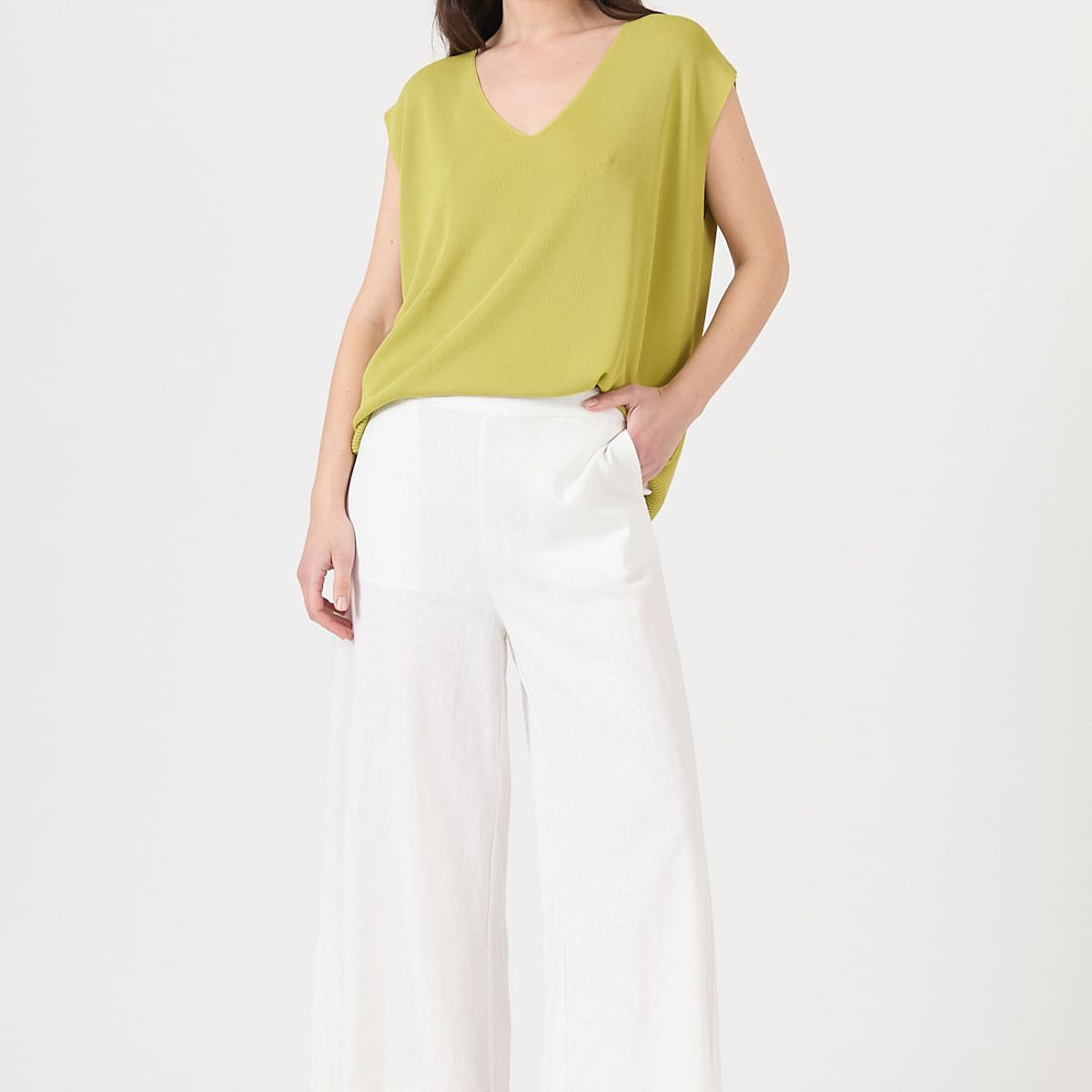 PRIVILEGE - Polera verde 1432