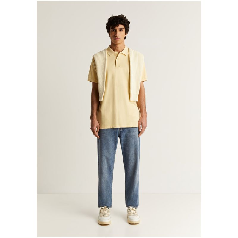 SCALPERS - Polo Básico Calavera Yellow