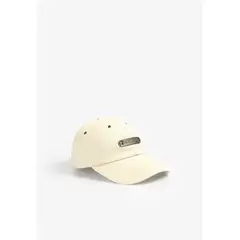 SCALPERS - Gorra Chapa Metálica Beige