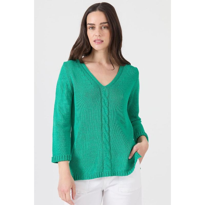 PRIVILEGE - Sweater verde manga 34 PRIVILEGE - Verde