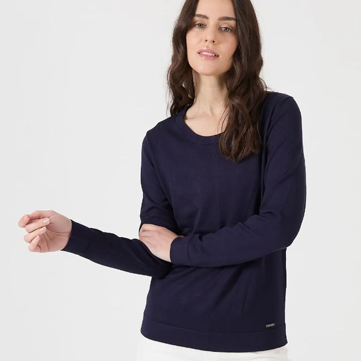 PRIVILEGE - Sweater azul marino 1258