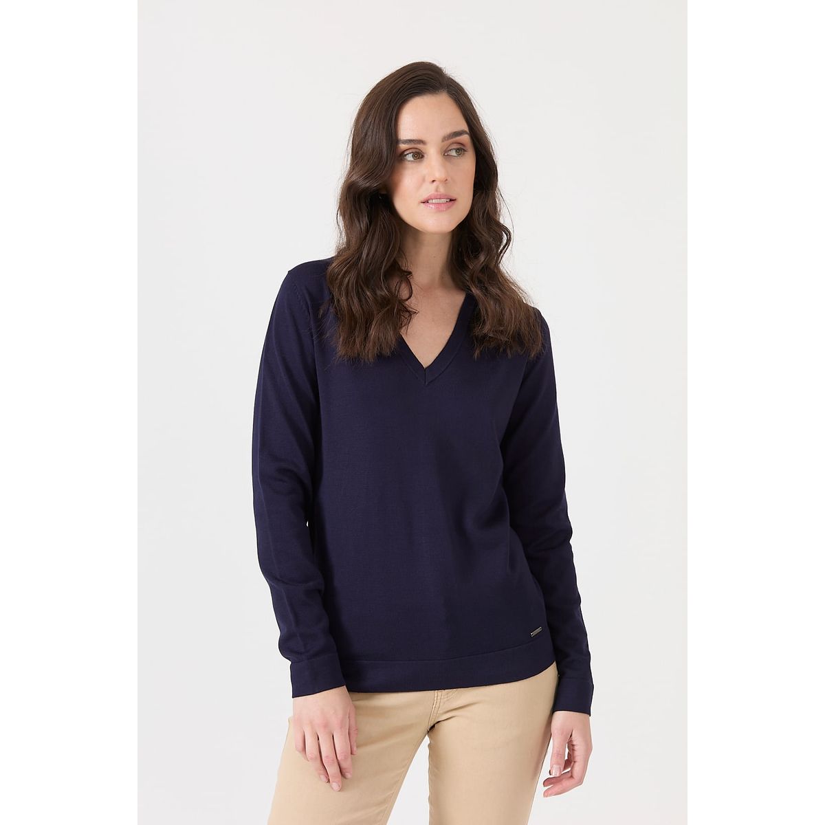 PRIVILEGE - Sweater azul marino 1261