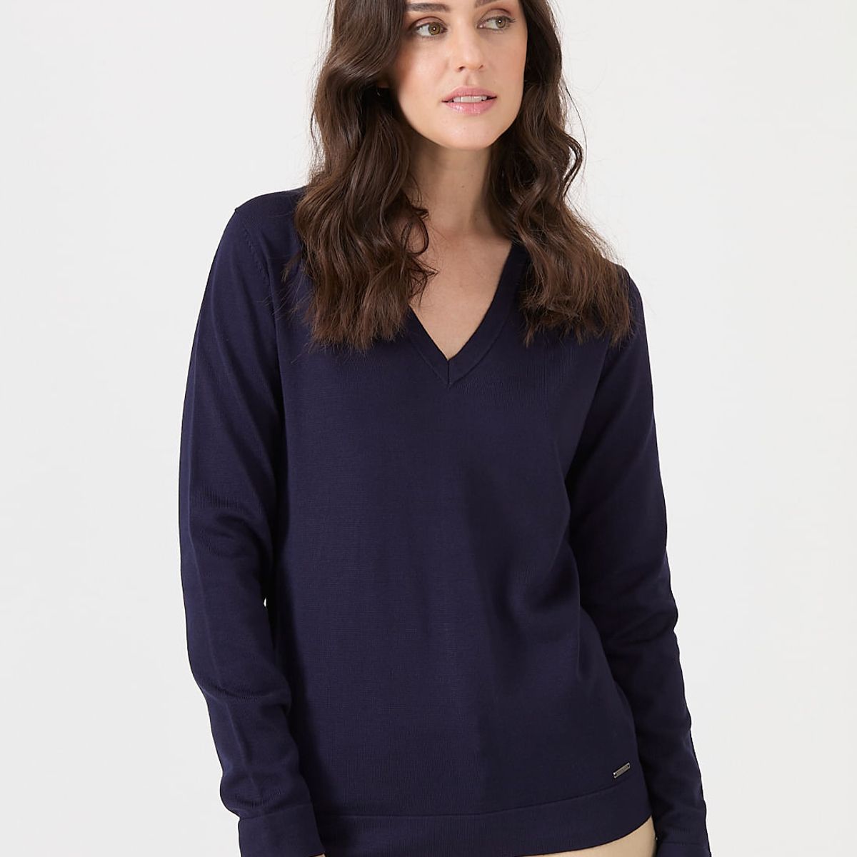 PRIVILEGE - Sweater azul marino 1261