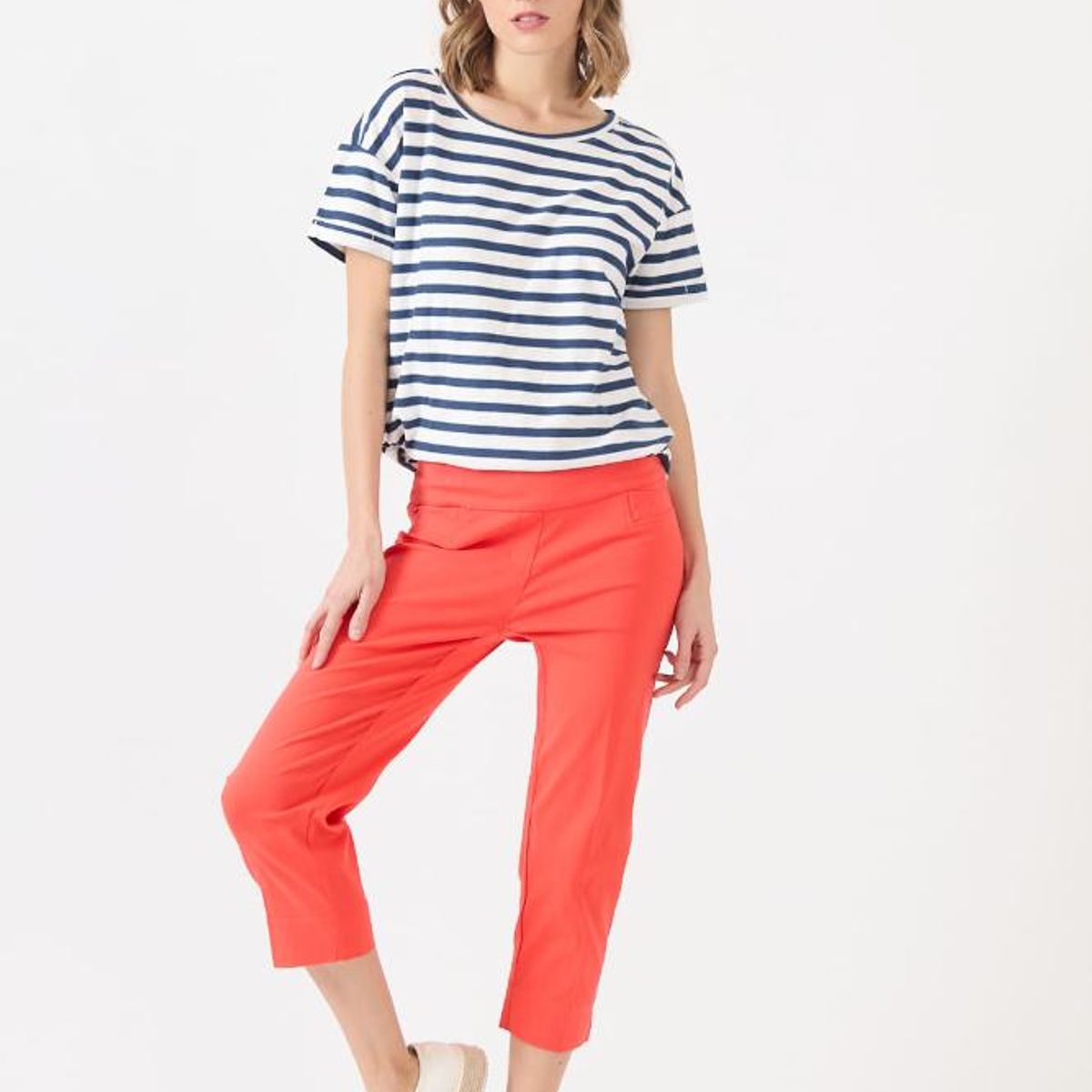 PRIVILEGE - Pantalon regular rojo - Rojo