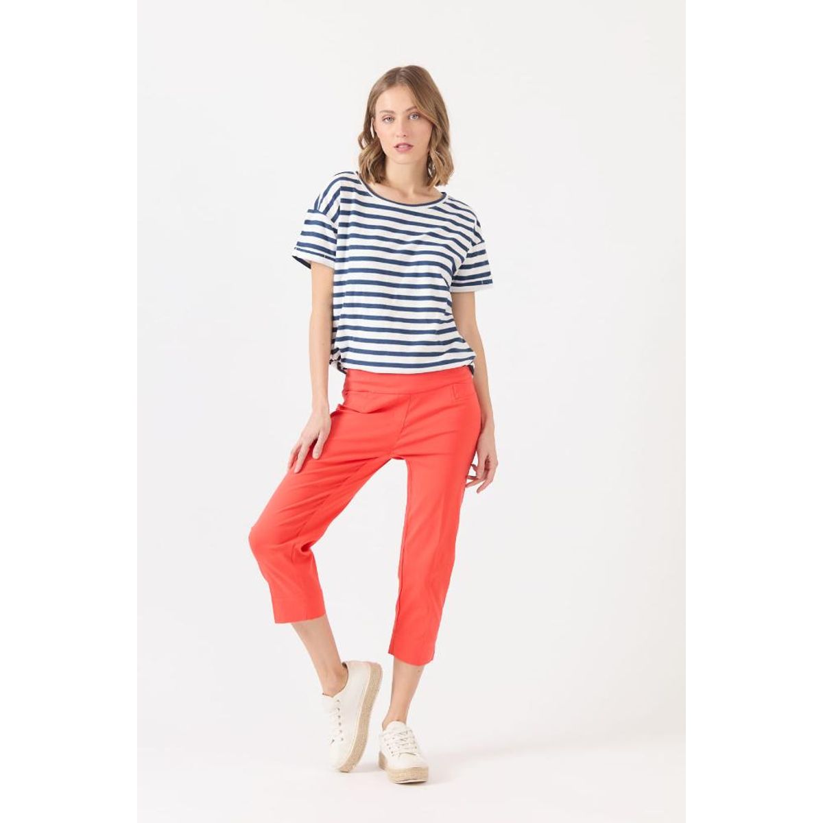 PRIVILEGE - Pantalon regular rojo - Rojo