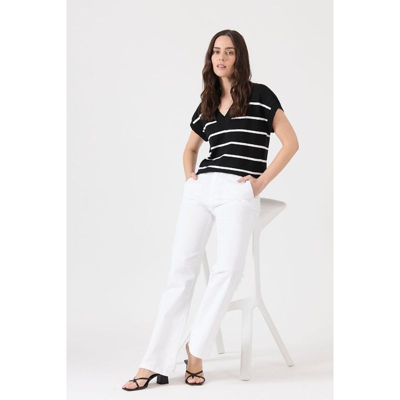 PRIVILEGE - Jeans slim fit blanco PRIVILEGE - Blanco