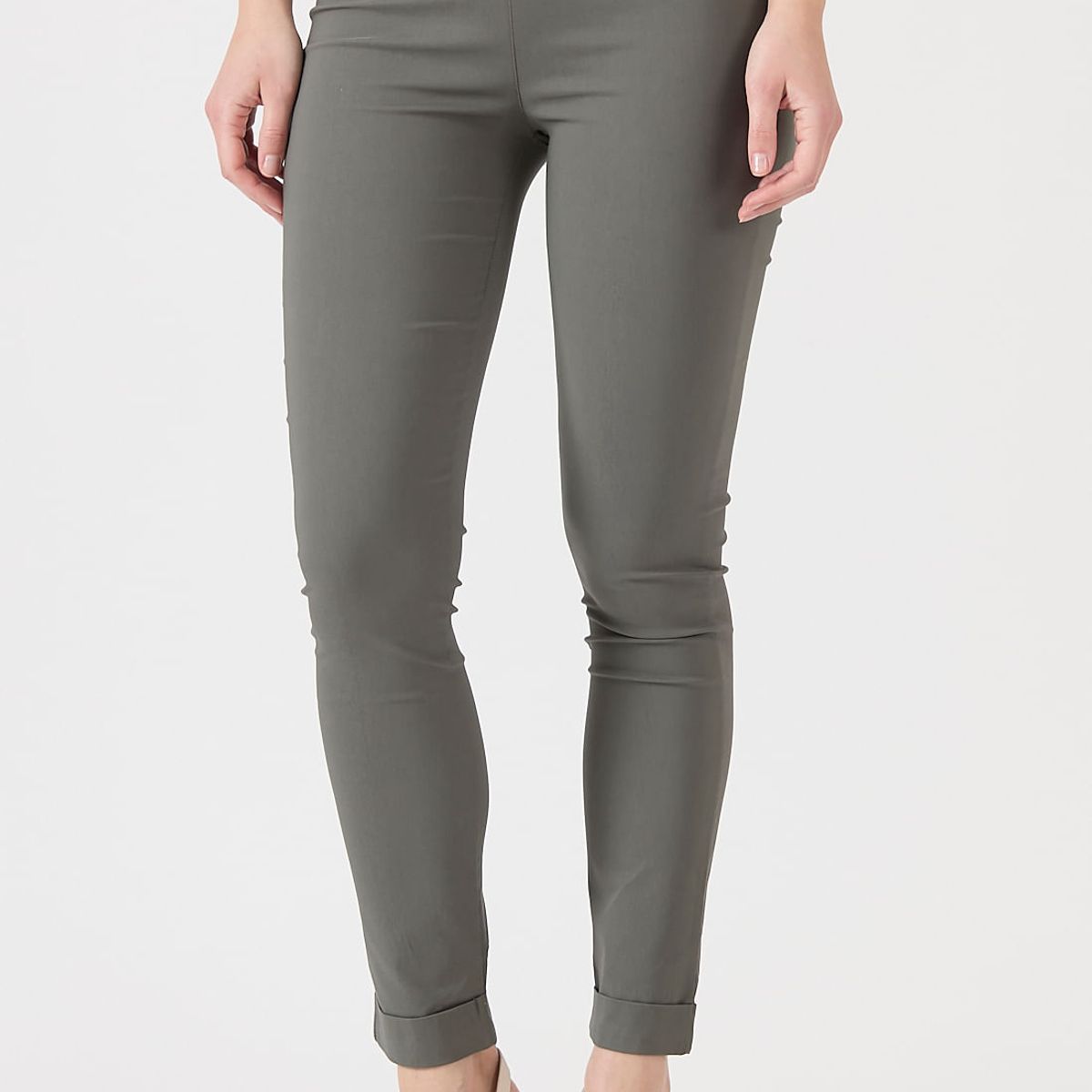 PRIVILEGE - Leggings verde militar 1279