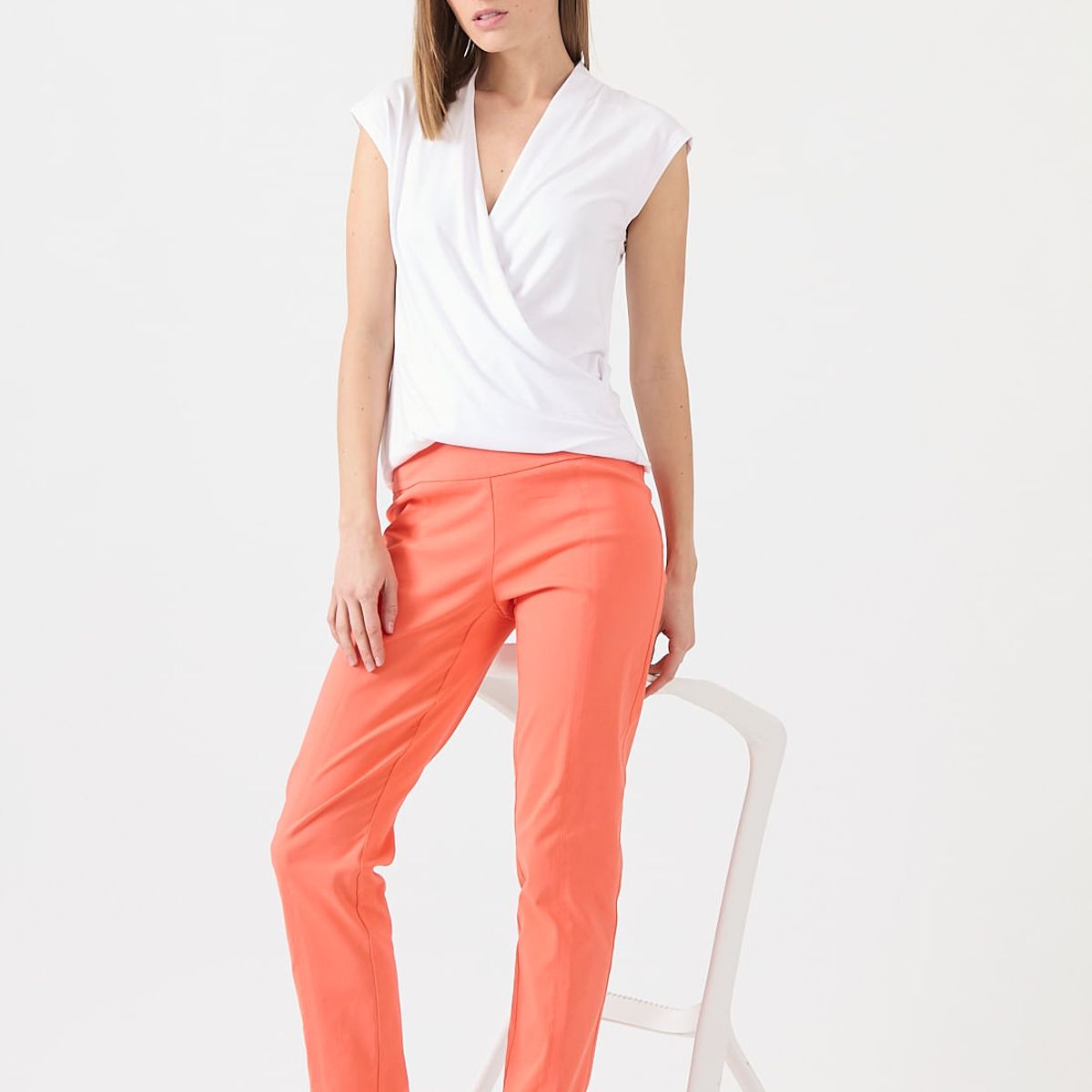 PRIVILEGE - Leggings coral 1275