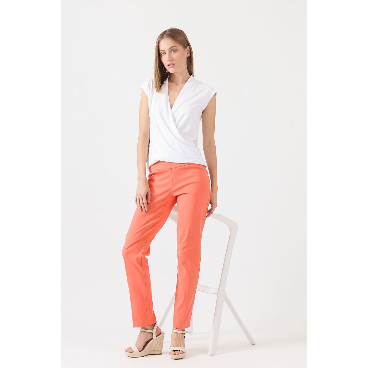 PRIVILEGE - Leggings coral 1275