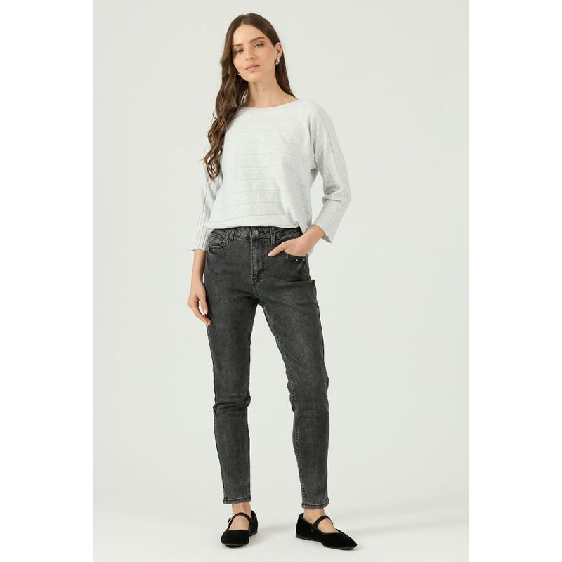 PRIVILEGE - Jeans skinny negro PRIVILEGE - Negro