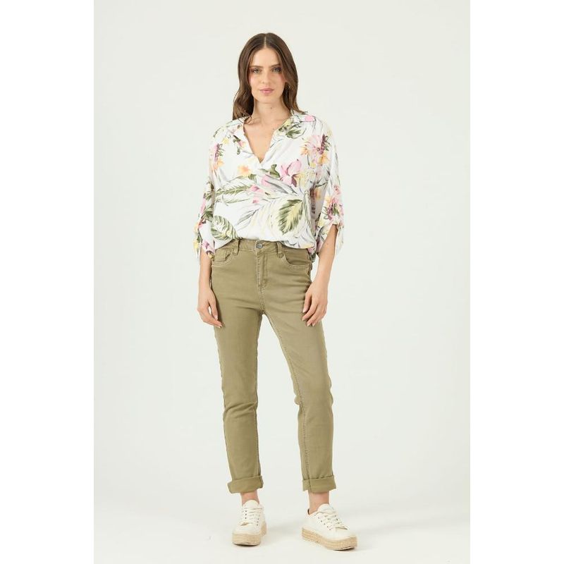 PRIVILEGE - Jeans verde PRIVILEGE - Verde