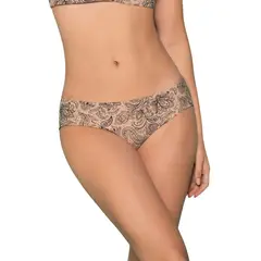 LEONISA - Calzón pantaleta invisible ultraplano sin elásticos y de pocas costuras 012722 Estampado