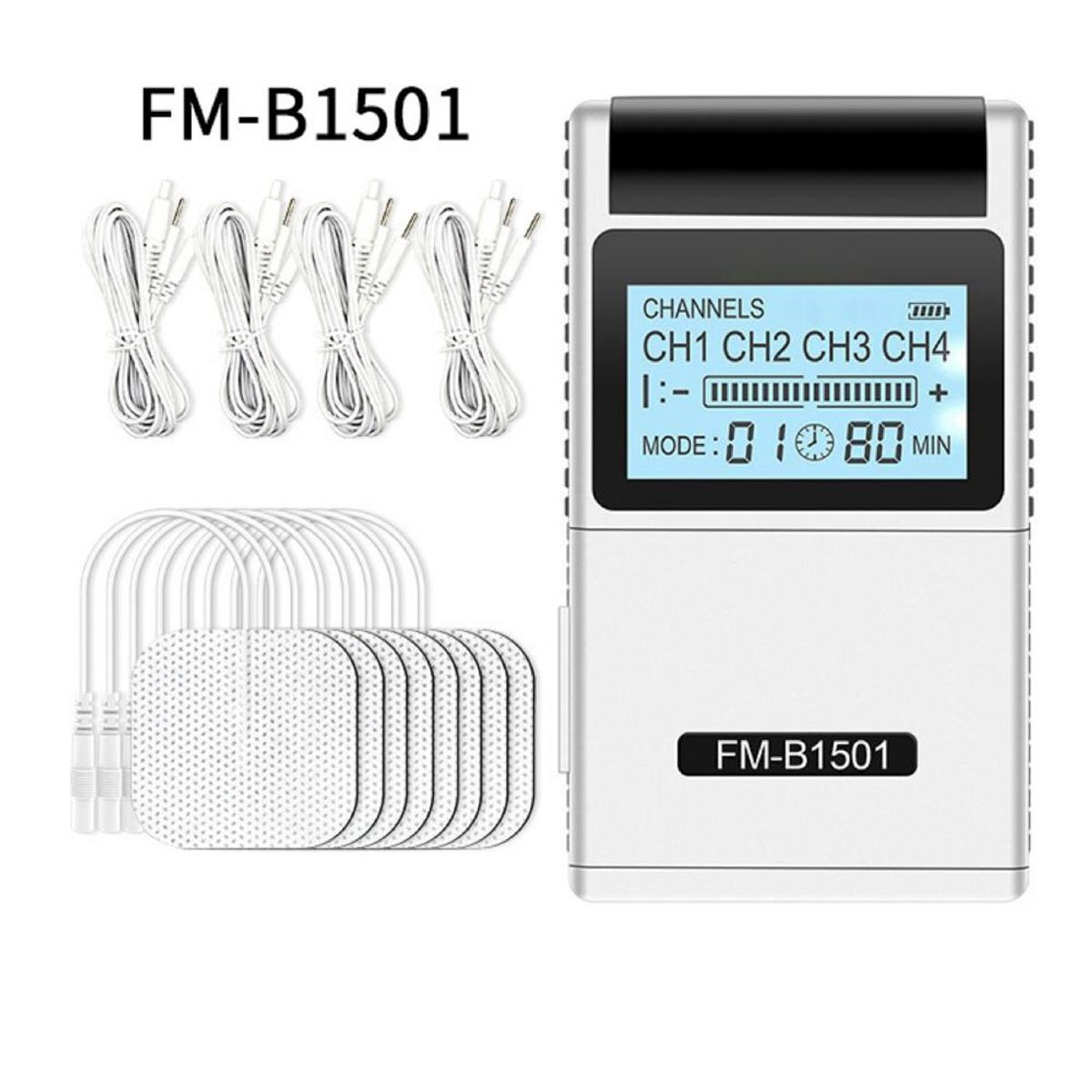 GENERICO - Masajeador Eléctrico de Terapia TENS 15 Modos.-