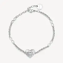 BROSWAY - Pulsera Chakra Plateada