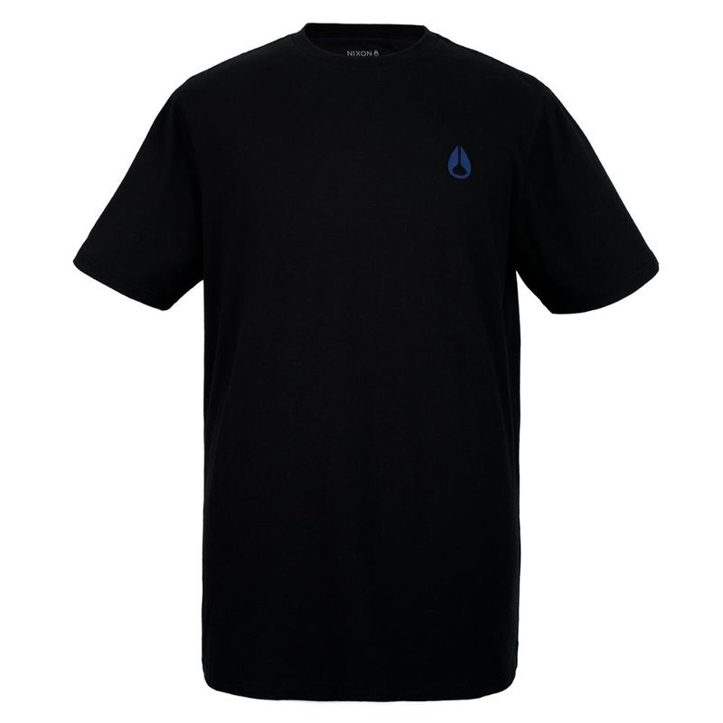 NIXON - Polera Nixon Men Black Iguana Blue Fuchsia - Negro