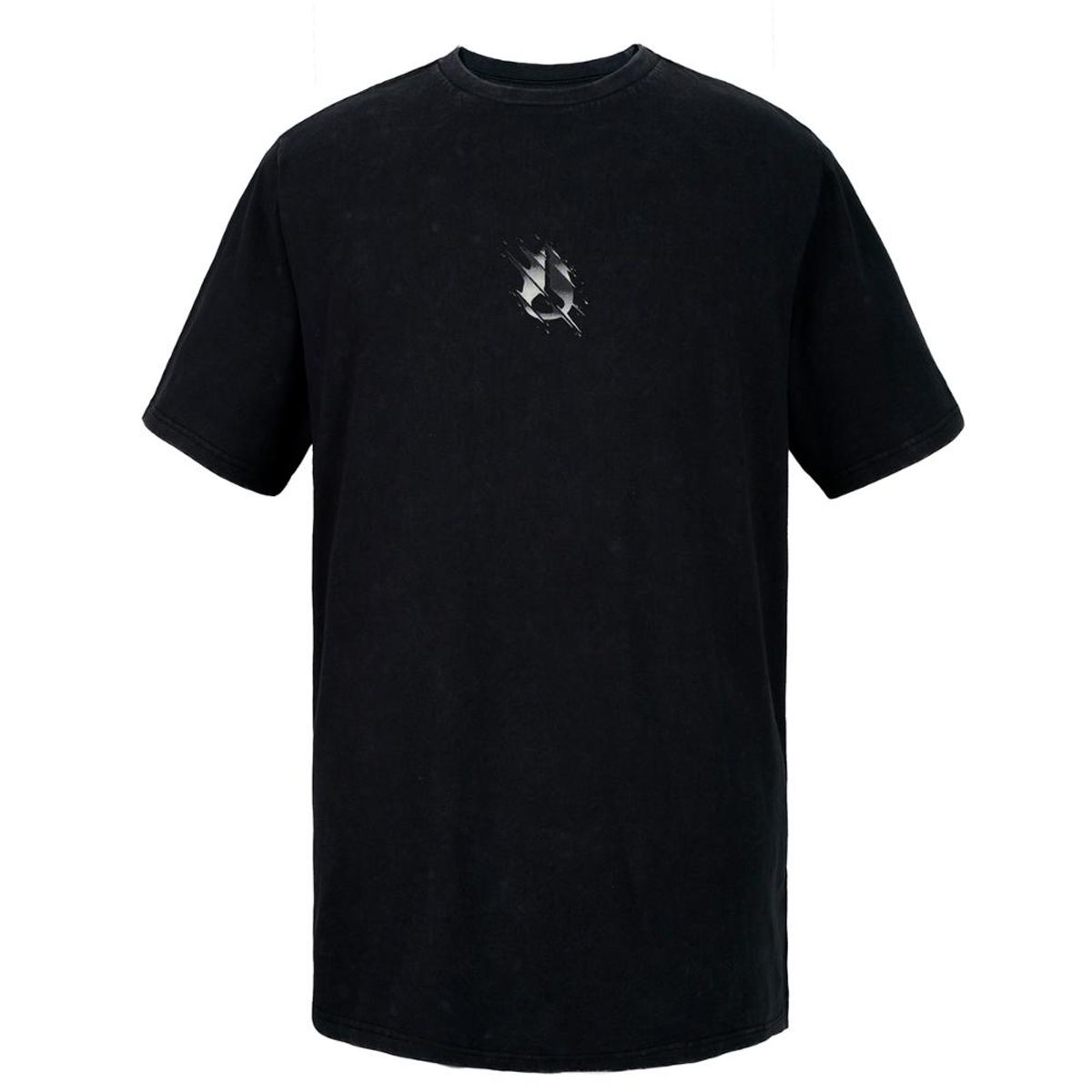 NIXON - Polera Nixon Men Black Degrade Logo Front White Grey - Negro