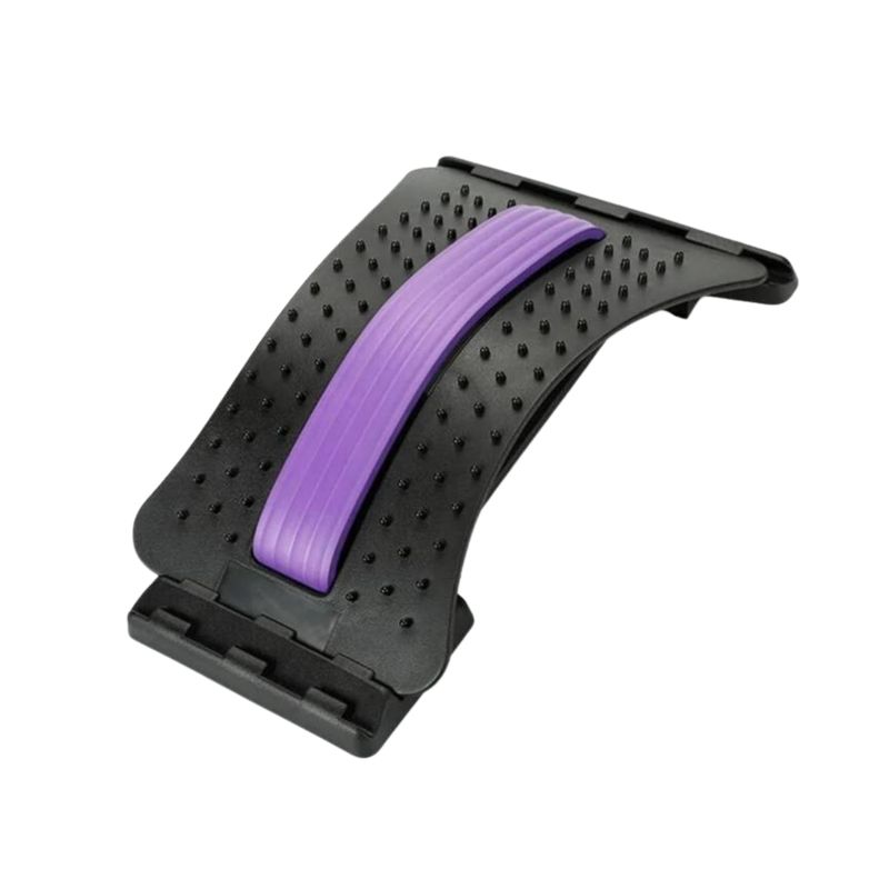 IMPORTCLICK - Tabla Masajeador Lumbar Espalda Relajación Alivio Dolor Ajustable 3 Niveles - Negro
