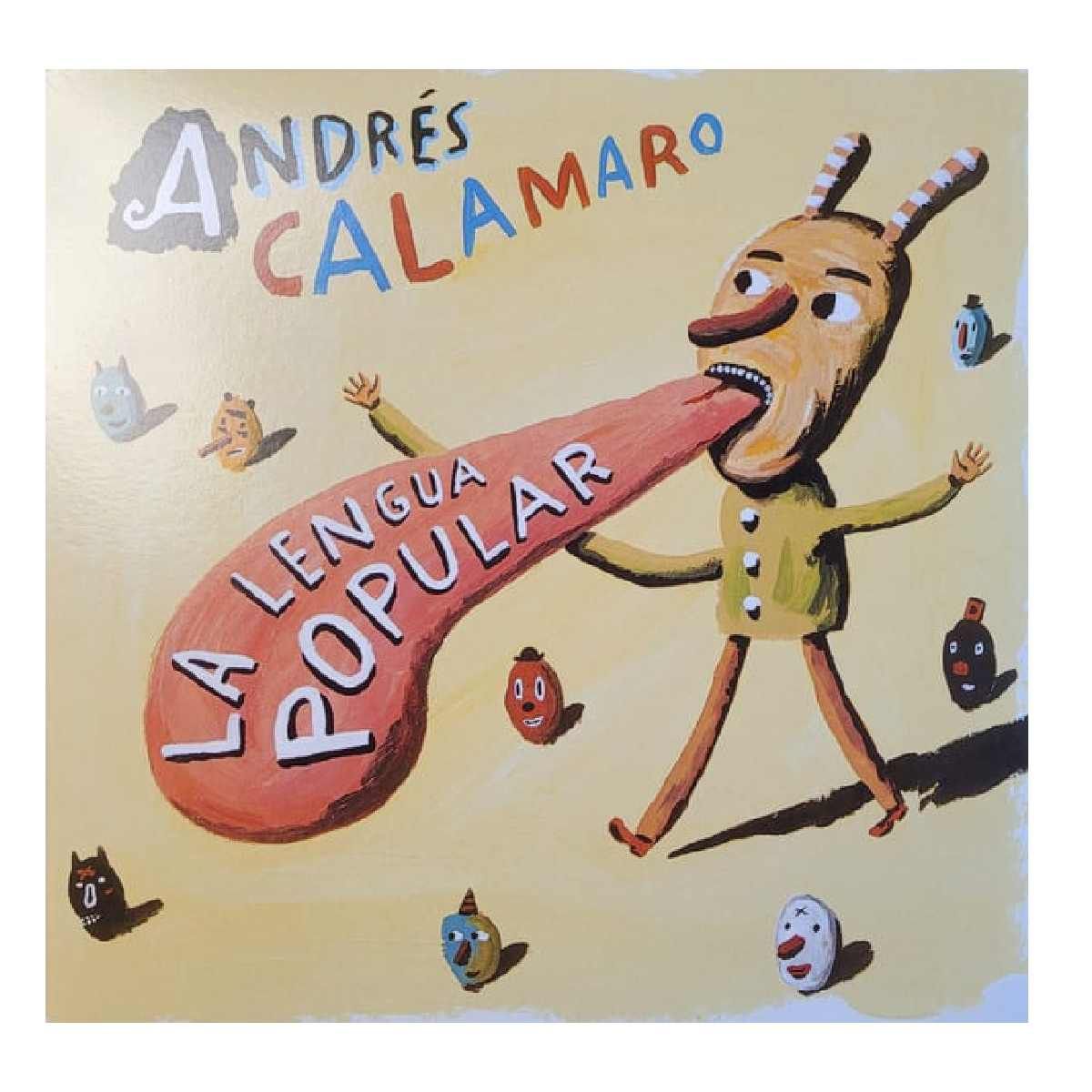 GRUPO LASER DISC - VINILO ANDRES CALAMARO LA LENGUA POPULAR - 1LP
