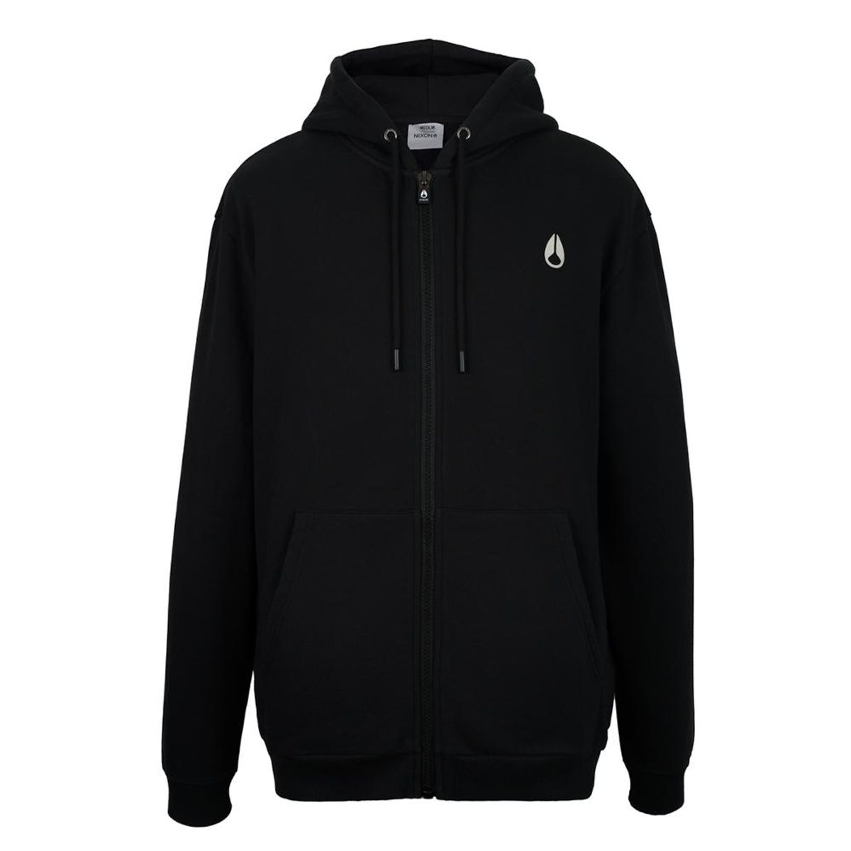 NIXON - Poleron Nixon Men Full Zipper Icon Black - Negro