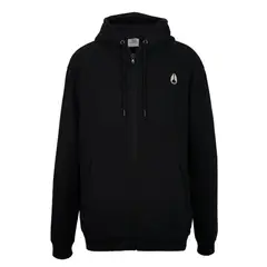 NIXON - Poleron Men Full Zipper Icon Black - Negro