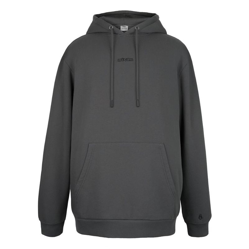 NIXON - Poleron Nixon Men Hoodie Small Logo Gray - Gris