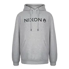 NIXON - Poleron Men Hoodie Icon Gray - Gris