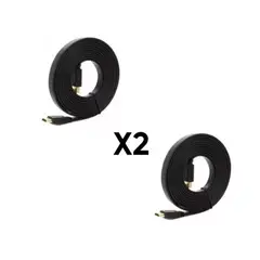 GENERICO - Pack X2 Cables Hdmi De 20 Metros 4k