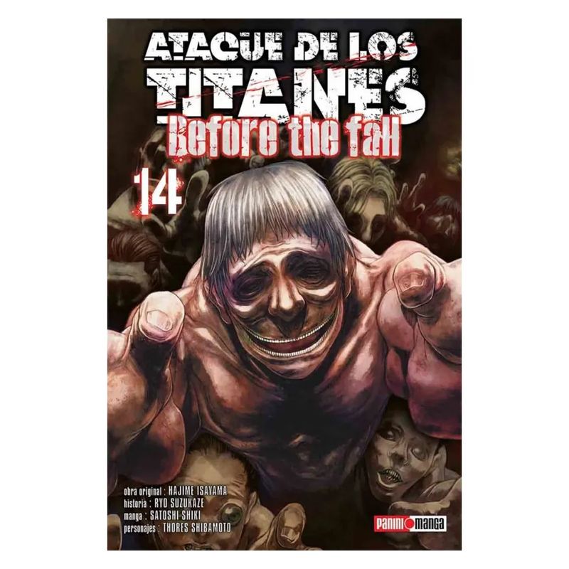 PANINI - Manga Ataque de los Titanes: Before the Fall 14