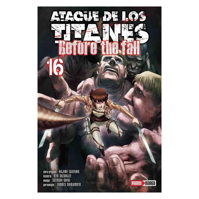 PANINI - Manga Ataque de los Titanes: Before the Fall 16