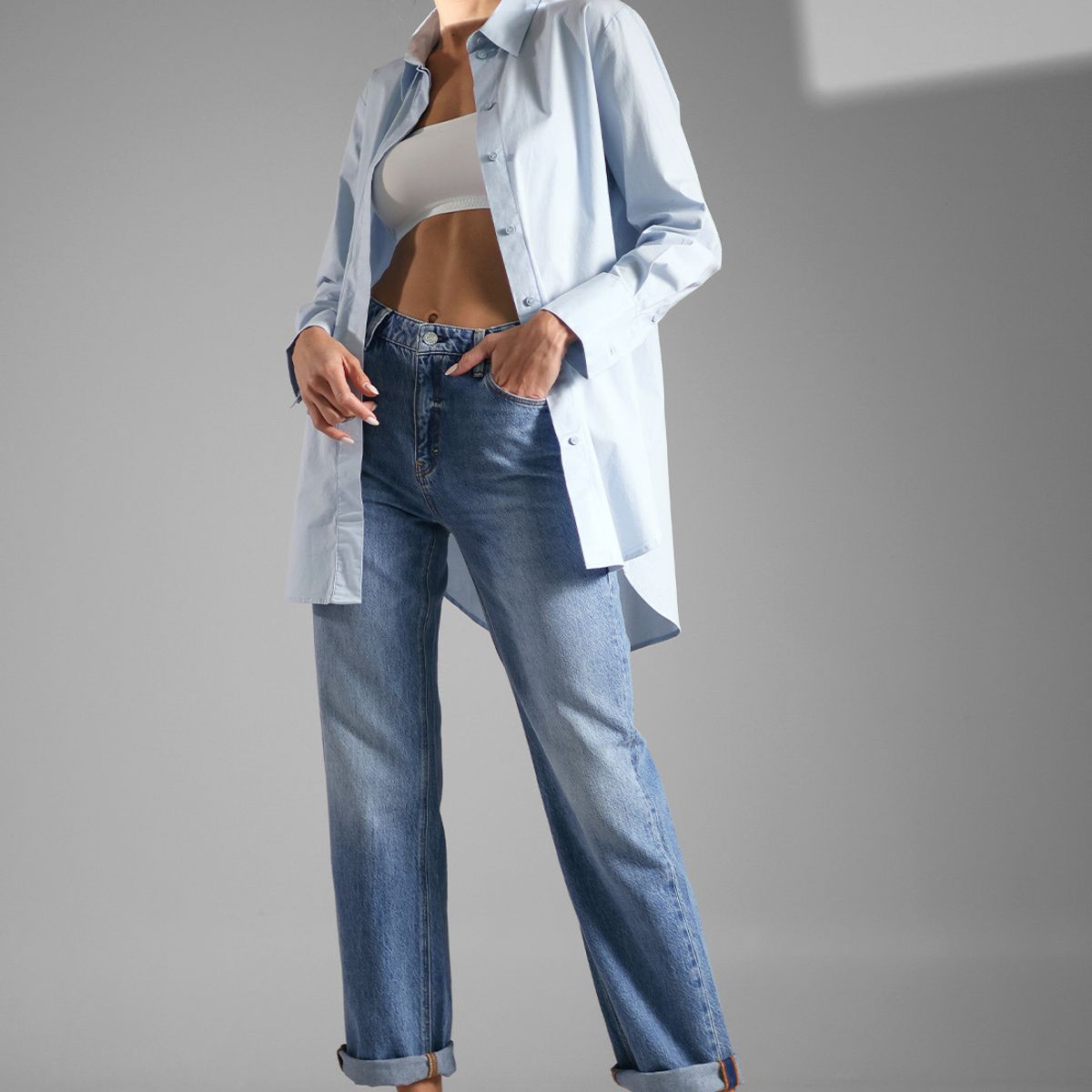 ESPRIT - Jeans Recto Tiro Alto Mujer Esprit ESPRIT