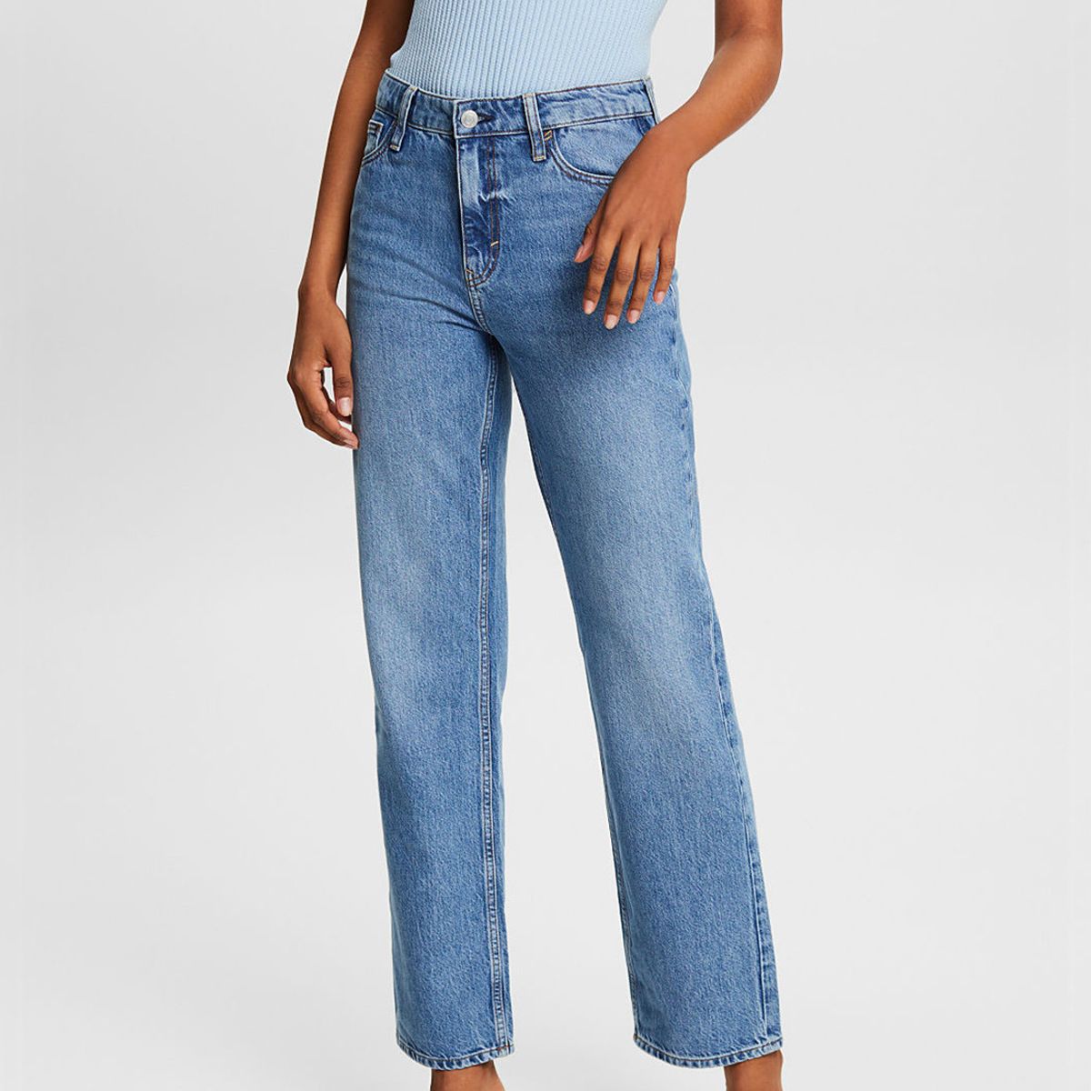 ESPRIT - Jeans Recto Tiro Alto Mujer Esprit ESPRIT