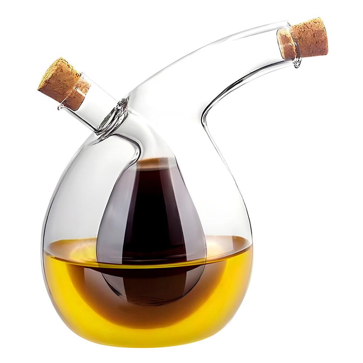 GENERICO - Aceitero Vinagrero Botella Dispensador Aceite Oliva Vinagre 480ml