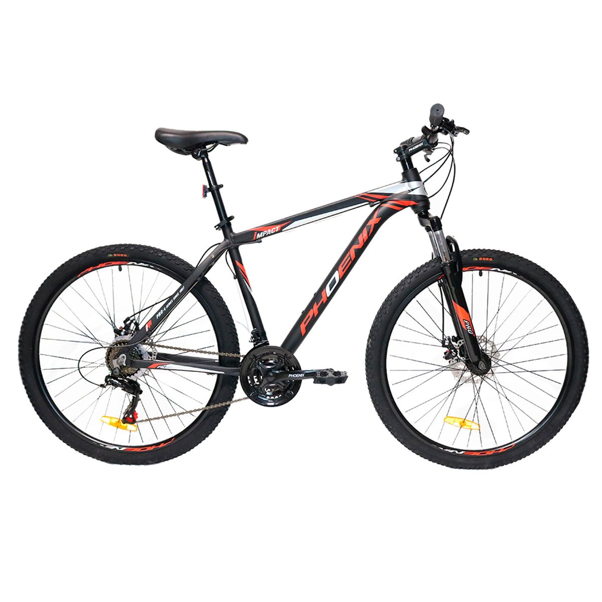 PHOENIX - Bicicleta Phoenix MTB Aro 27.5" 21 Velocidades Freno Disco Negro
