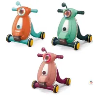 Caminador De Moto Musical Juguete Con Luces Naranja