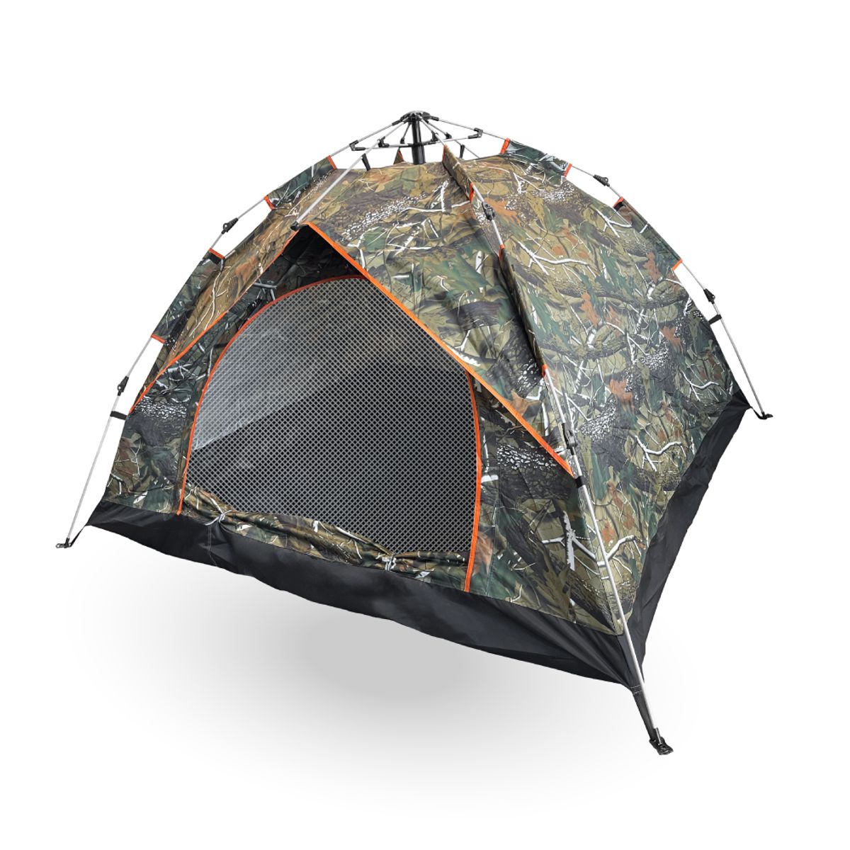 PWRFITNESS - Carpa Autoarmable con doble puerta diseño camuflaje