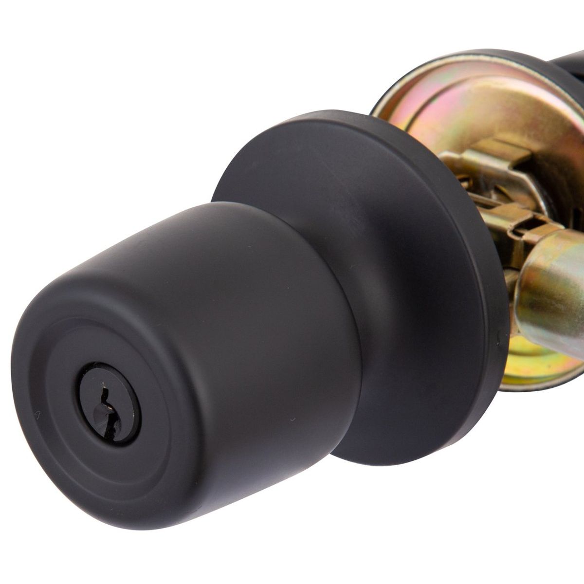 POLI - Cerradura Tubular Pomo Poli 8000 Acceso Negro