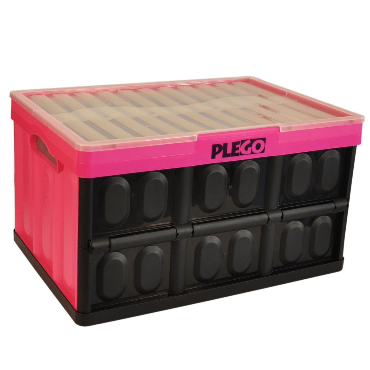 GENERICO - Caja plegable con tapa fucsia PLEGO