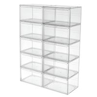 Pack 10 Cajones Mostradores Vitrina Para Zapatos Zapatero