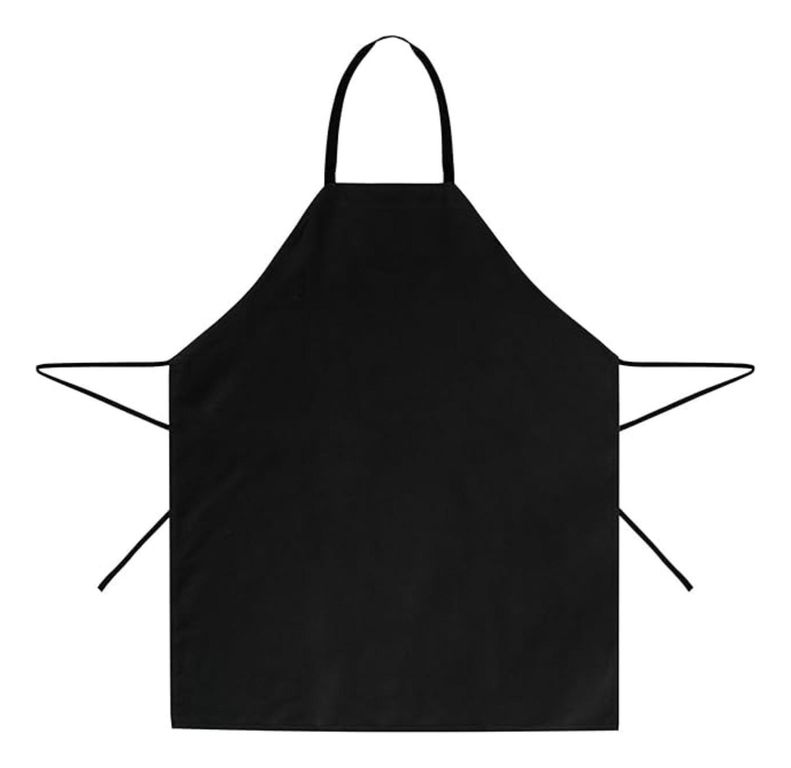 Pack 10 Mandil Delantal Multiuso 65x75 CM Color Negro
