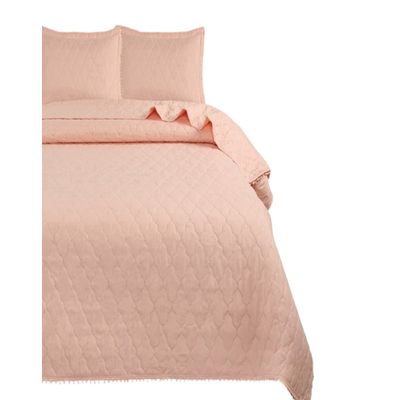 Imagen 2 del producto Cubrecamas Quilt 2 Plazas con Pompones C9