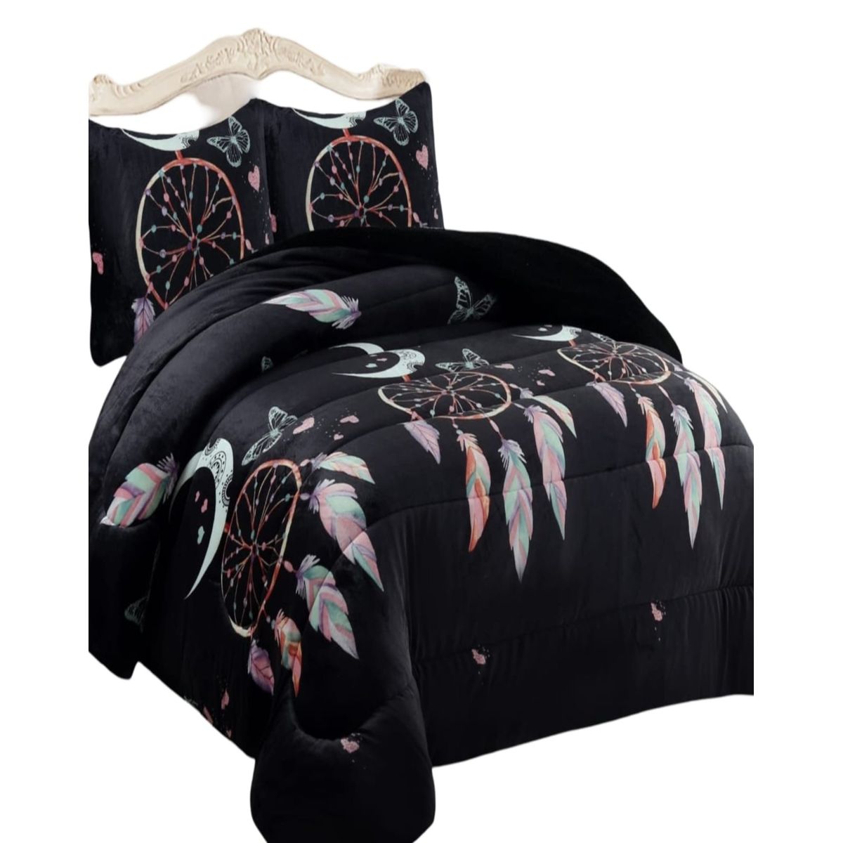 GENERICO - CUBRECAMA PLUSH CON CHIPORRO INVIERNO 2 PLAZAS CC33