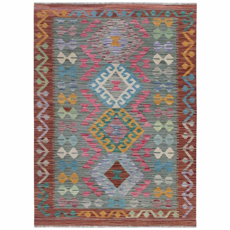RUGS CL - Alfombra Kilim Newtri Rugscl 100x147cm 7700KP