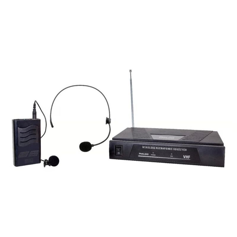 PHILCO - MICROFONO INALAM. 2 EN 1 CINTILLO/SOLAPA VHF
