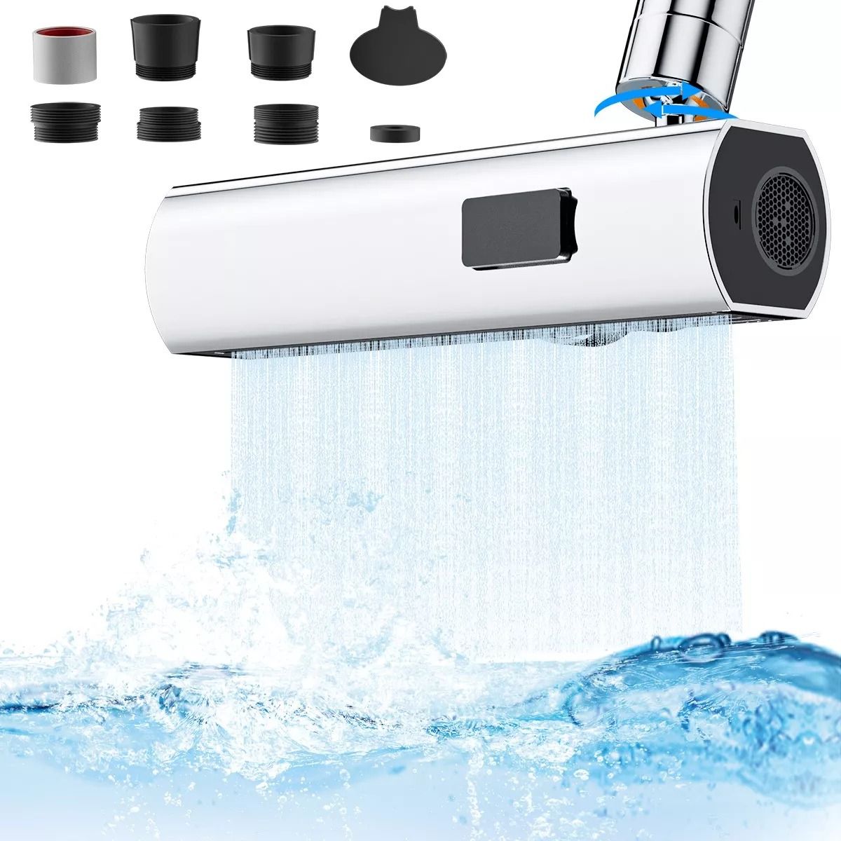 GENERICO - Llave para cocina y baño adaptador lavaplatos 3 modos