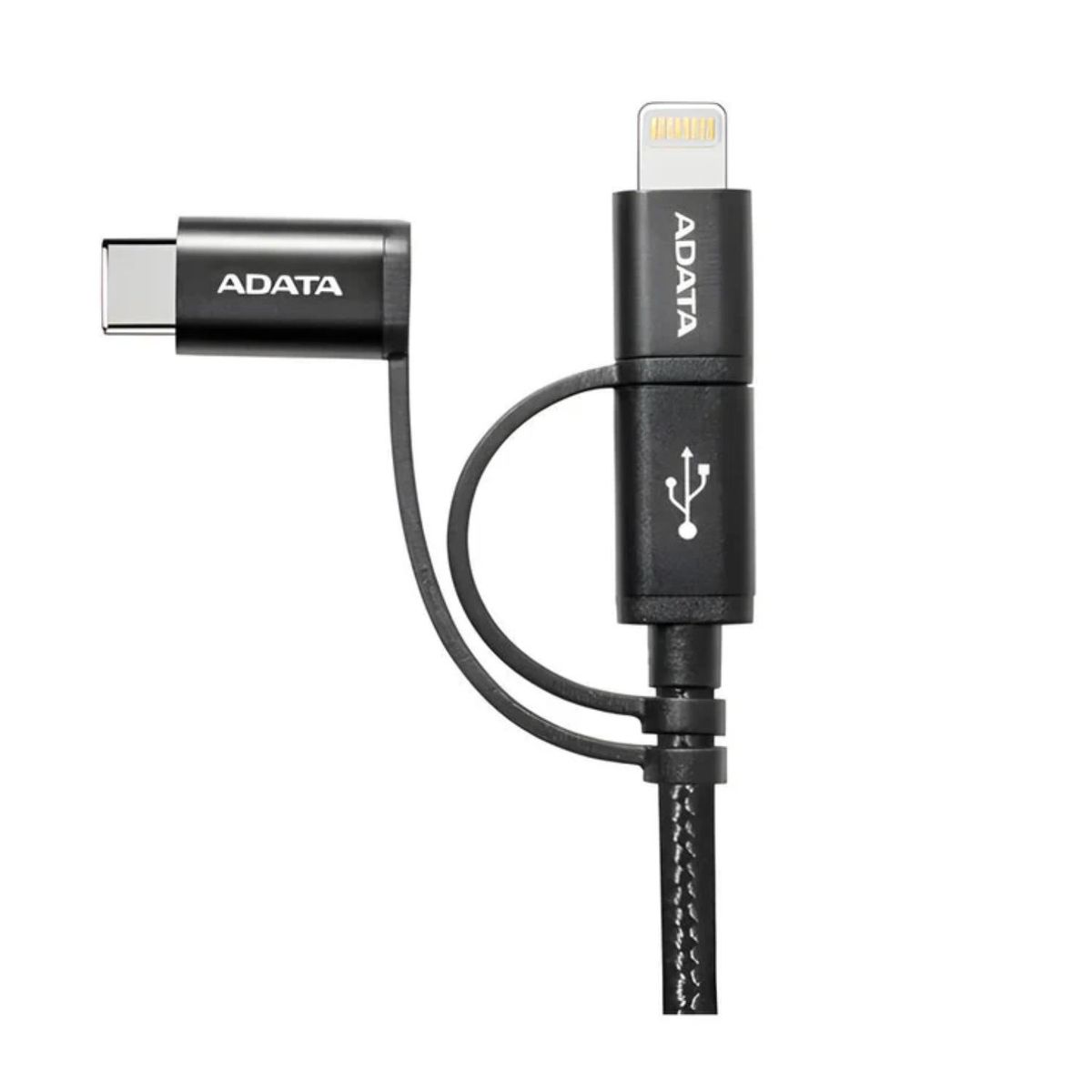 ADATA - Cable De Carga 3 En 1 USB Negro Adata