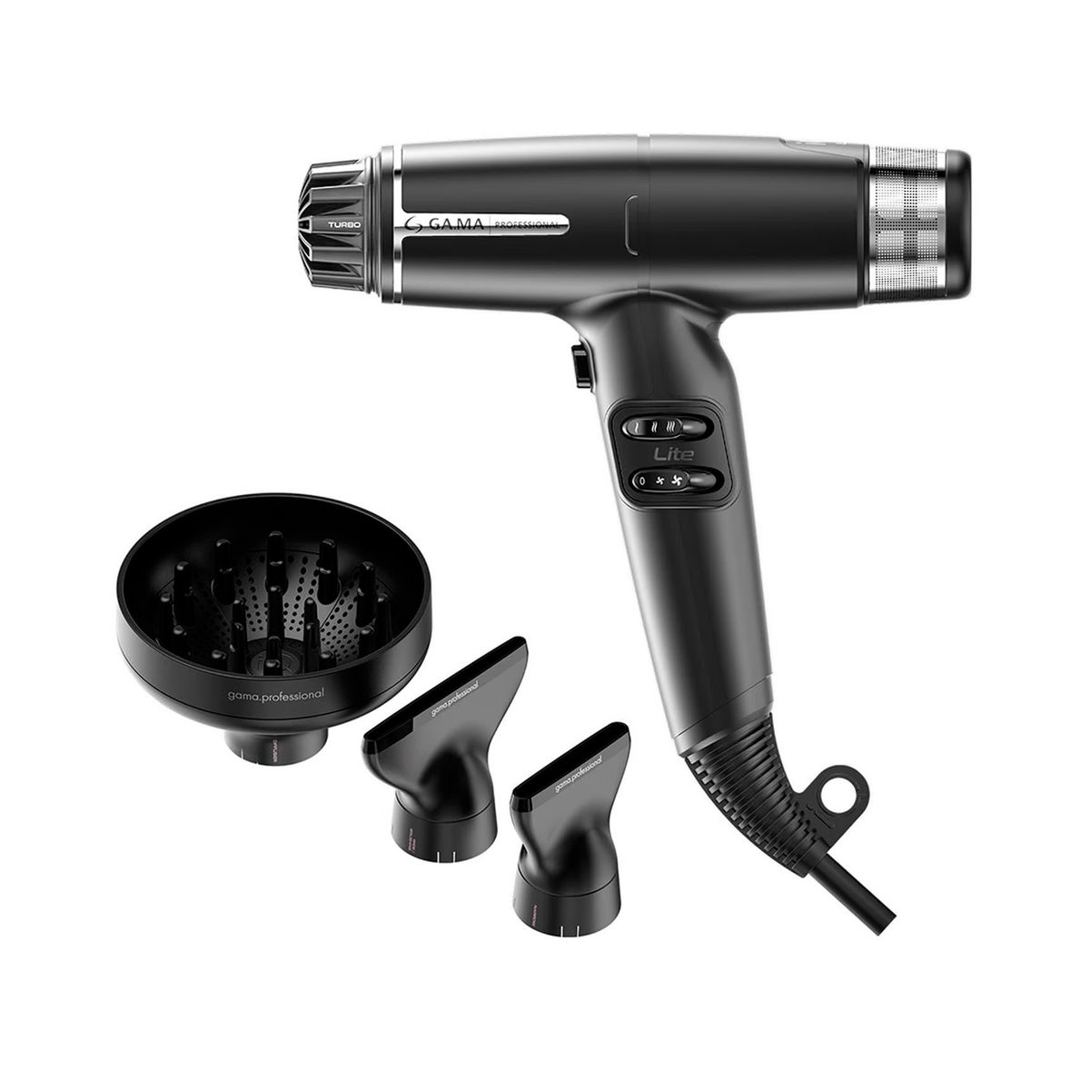 GAMA - Secador de Pelo Gama Iq Lite Max Negro 1700W
