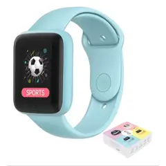 UNIVERSAL - Reloj D20 Inteligente Smartwatch Celeste 2024