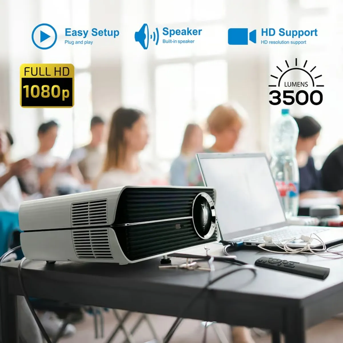 PHILCO - Proyector led 3500 lúmenes Full HD 3115N