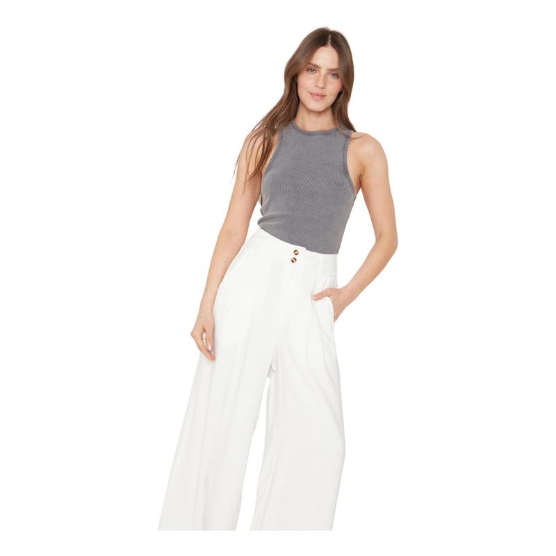 JACINTA TIENDA - Pantalón Laura II blanco Jacinta Tienda