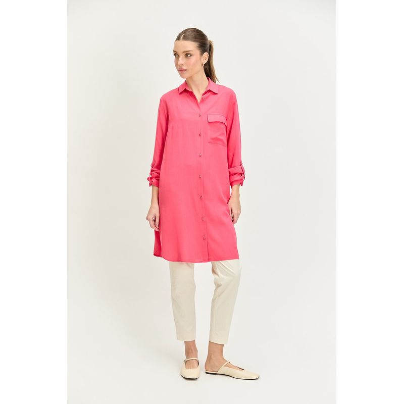 IO - Blusa Manga Larga Coral Mujer Io